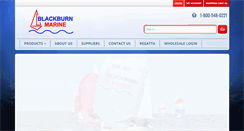 Desktop Screenshot of blackburnmarine.com